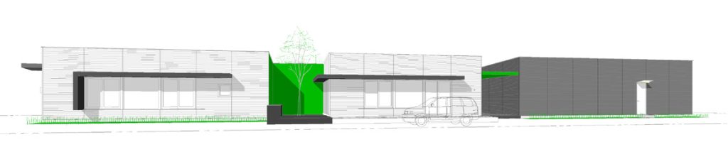 株式会社澤屋 新社屋設計提案 外観パース