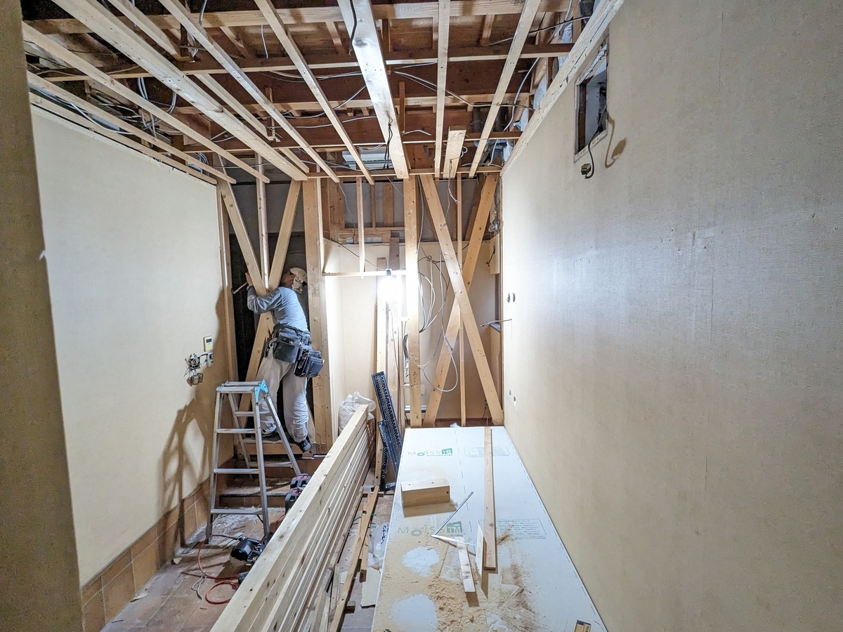 木造リフォーム現場より