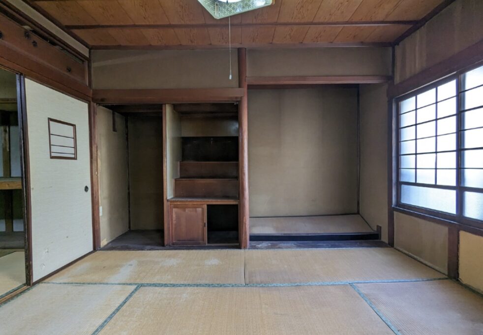 解体前の打ち合わせ