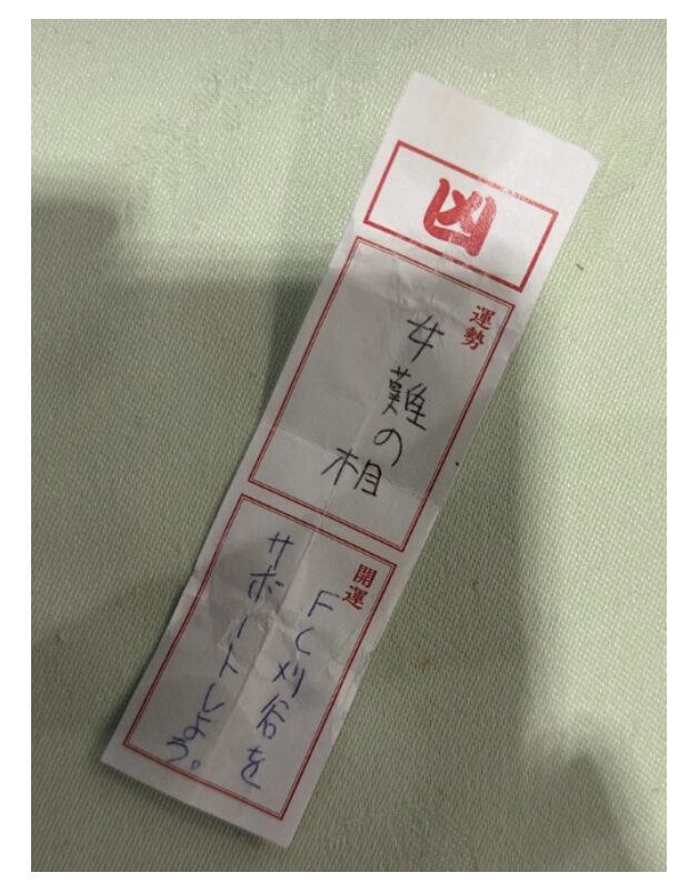 講演会からのおみくじ　〜雑感〜