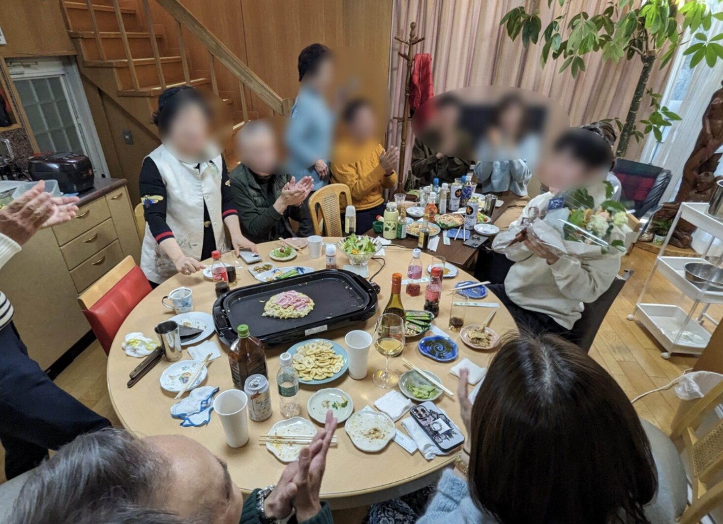 仲間内粉ものパーティー（内紛では無い）