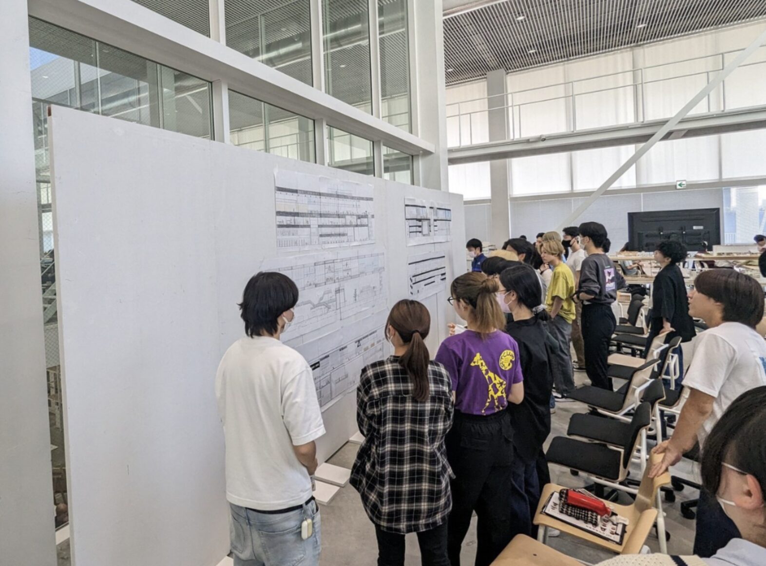 実測製図課題の講評へ