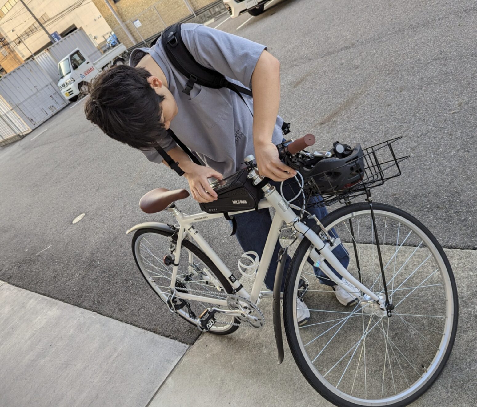 新しい自転車を買いました！